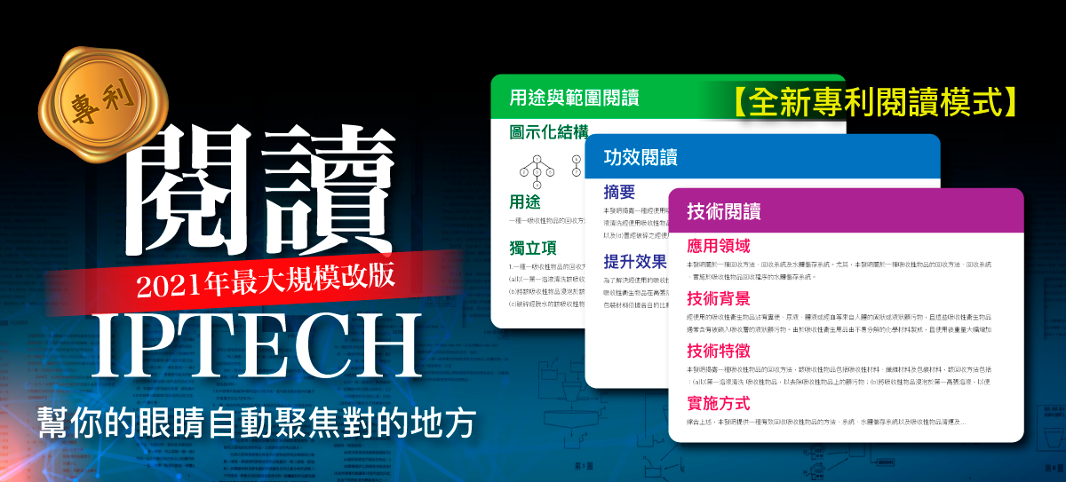 IPTECH全新專利閱讀模式